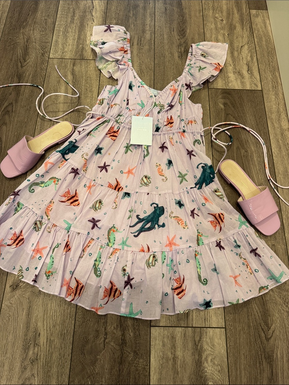 Hill House Lucia Dress S plus sandals